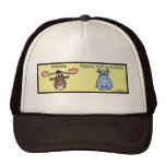 Hippopotame-non-un-orignaux ! casquettes de camionneur