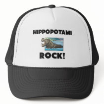 Hippopotami Rock Trucker Hat
