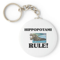 HIPPOPOTAMI Rule! Keychain