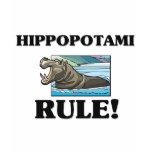 HIPPOPOTAMI Rule! t-shirts