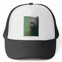Hippopotamus Abstract #2 Mesh Hat