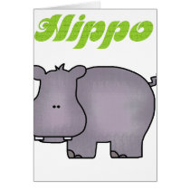 Hippopotamus Cards