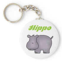 Hippopotamus Keychain