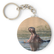 hippopotamus key chain