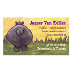 Hippopotamus Stationery Business Card Template