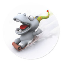 Hippopotamus Stickers