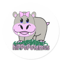 Hippopotamus Sticker