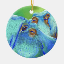 Hippos Christmas Ornament