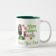 Hippy Father's Day Mug