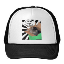 Hippy Kitty Think Inside The Box!! Mesh Hat