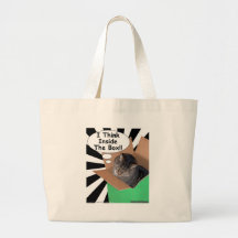 Hippy Kitty Think Inside The Box!! Tote Bag