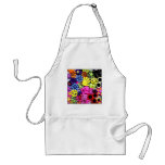 Hippy retro effect apron