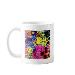 Hippy retro effect coffee mug