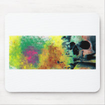 Hippy-Skull Mouse Pad