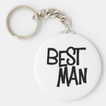 Hipster Best Man Key Chains