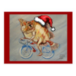 Hipster BoarFish For X-Mas Postcards