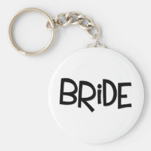 Hipster Bride Keychains