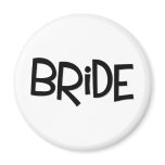 Hipster Bride Fridge Magnet