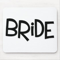 Hipster Bride Mousepad