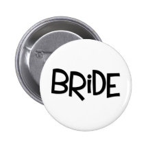 Hipster Bride Pin