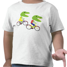 hipster dino kid tee