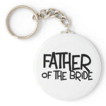 Hipster Father Bride Lite T Key Chains