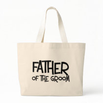 Hipster Father of the Groom Tote Bags