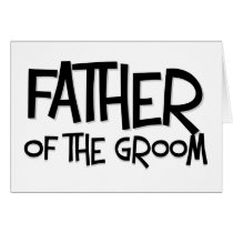Hipster Father of the Groom Greeting Cards
