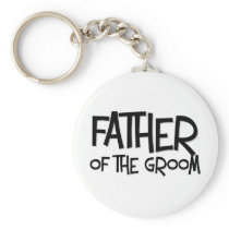 Hipster Father of the Groom Keychains