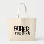 Hipster Father of the Groom Tote Bags