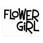 Hipster Flower Girl Postcards
