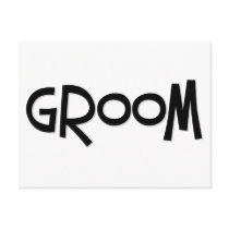 Hipster Groom Postcard