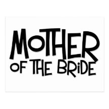 Hipster Mother of the Bride Postcard