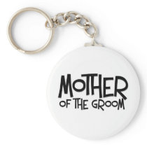 Hipster Mother of the Groom Key Chain