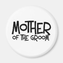 Hipster Mother of the Groom Refrigerator Magnet