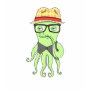 Hipster Octopus Men's Shirt