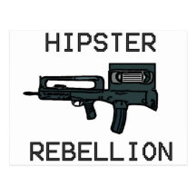 Hipster Rebellion Postcards