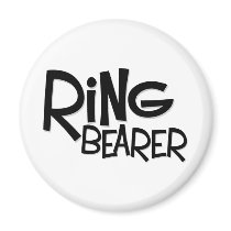 Hipster Ring Bearer Magnets