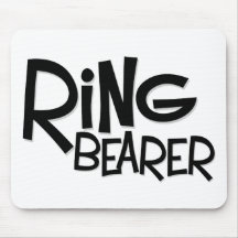 Hipster Ring Bearer Mousepads