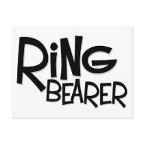 Hipster Ring Bearer Post Card