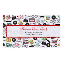 Hipster Themed Business Card