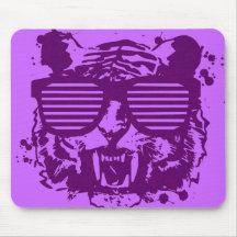 Hipster Tiger Mousepad