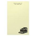 Hipster Vintage Typewriter Notepad Stationery Paper