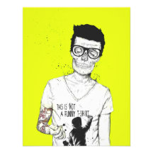 hipsters not dead custom invites