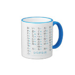Hiragana & Katakana Chart Mugs