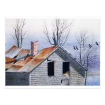 "Hirondelle au revoir" par Conrad Mieschke Cartes Postales
