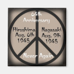 Hiroshima-Nagasaki Peace Sign Magnets