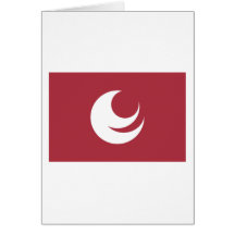 Hiroshima Prefecture Flag Greeting Cards