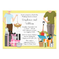 His and Hers Wedding Shower Invitation invitations