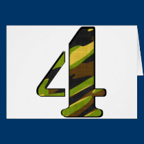 His Cammo Numbered Series cards